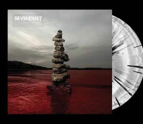 NEW - Sevendust, Blood & Stone (Silver/White) LP