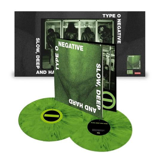 NEW - Type O Negative, Slow Deep And Hard (Green/Black) 2LP