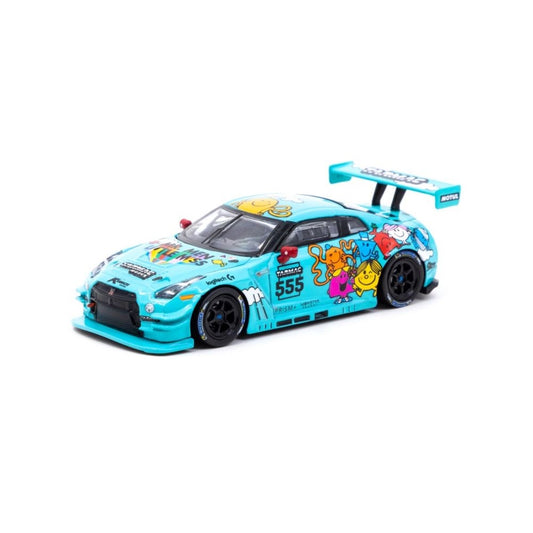 Tarmac Works Nissan GT-R Nismo GT3 Legion of Racers 2020 Overall Champion #555 Mr. Men & Little Miss