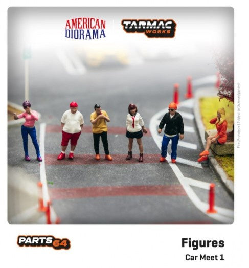 Tarmac Works - Diecast Figurines 'Car Meet 1'