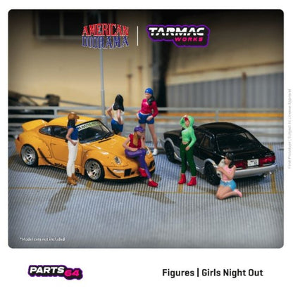 American Diorama - Diecast Figures 'Girls Night Out' Set - 1:64 Scale