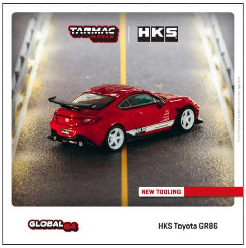 Tarmac Works - HKS Toyota GR86 - Red