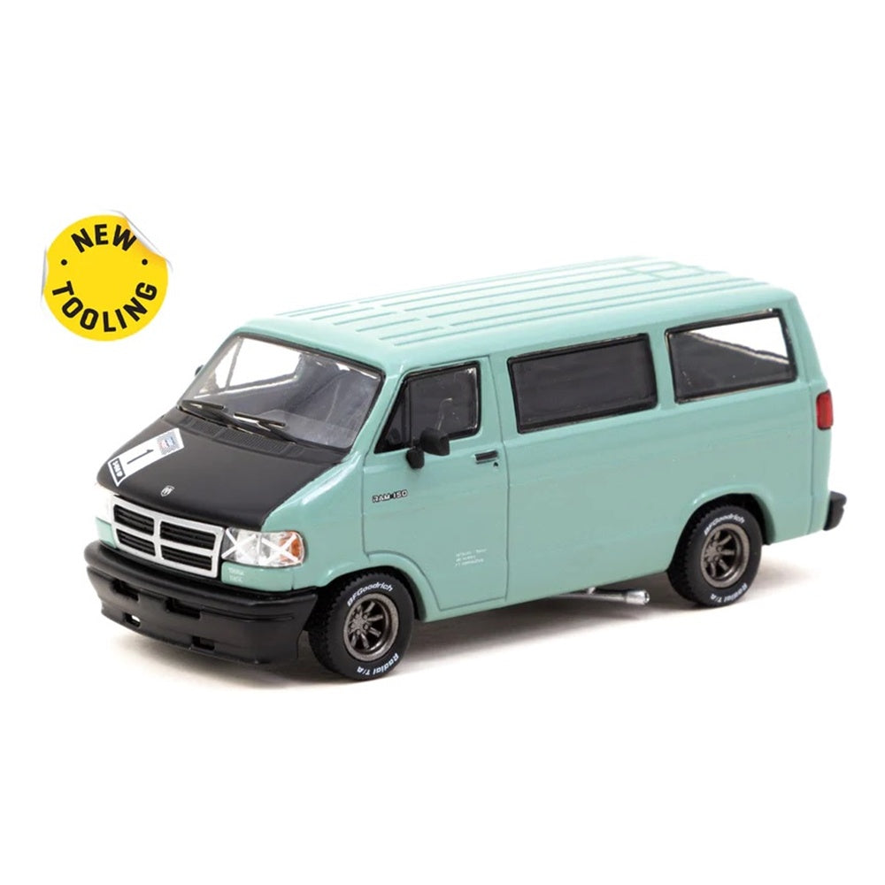 Tarmac Works - Dodge Van Light Green - Brand New Tooling