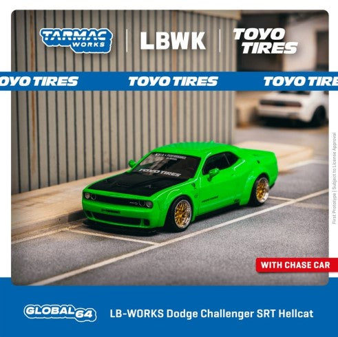 Tarmac Works - LB-WORKS Dodge Challenger SRT Hellcat