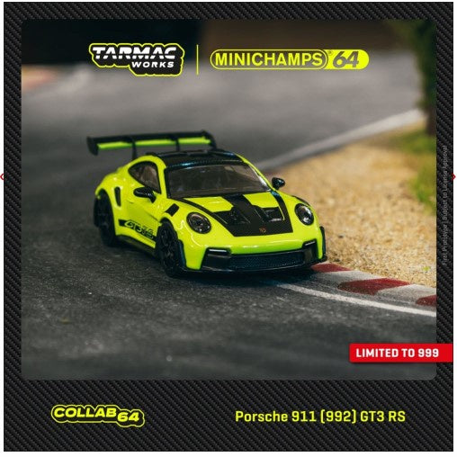 Tarmac Works - Porsche 911 (992) GT3 RS - Acid Green