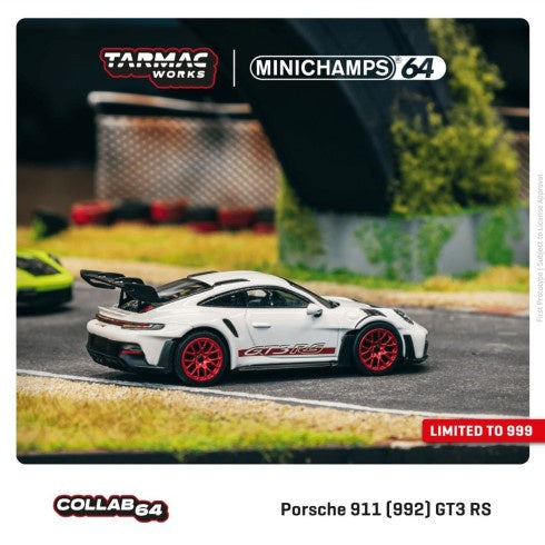 Tarmac Works - Porsche 911 (992) GT3 RS - White/Red