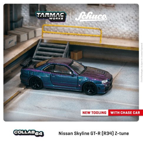 Tarmac Works - Nissan Skyline GT-R (R34) - Midnight Purple III