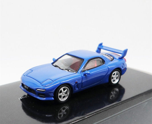 Time Micro - Mazda RX-7 Blue - 1:64 Scale