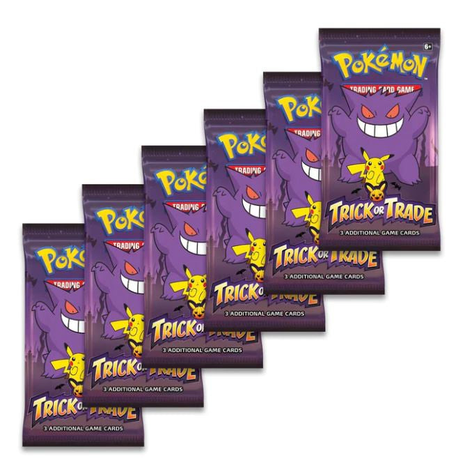 Pokemon TCG: Trick or Trade BOOster - Set of 6 Boosters (18 Cards)