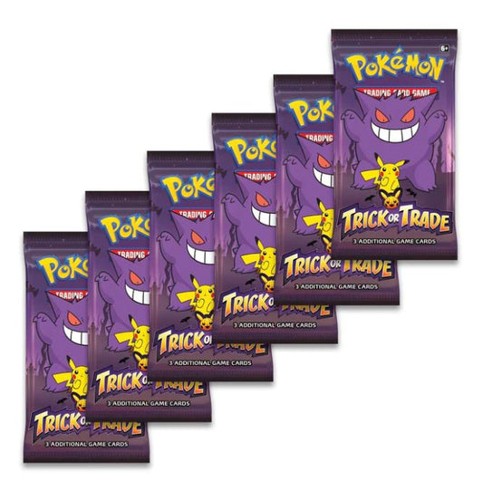 Pokemon TCG: Trick or Trade BOOster - Set of 6 Boosters (18 Cards)