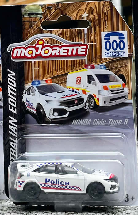 Majorette - Australian Edition 'Triple Zero' - Honda Civic Type R