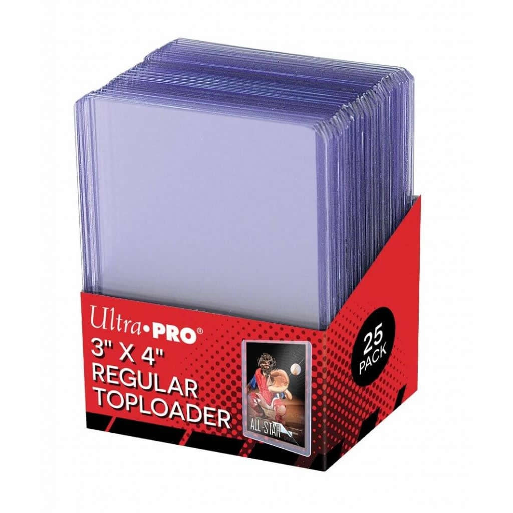 Ultra Pro Top Loader - 3" x 4" inch 35 Point Regular Clear (25 Pack)