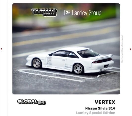 Tarmac Works - VERTEX Nissan Silvia S14 - White