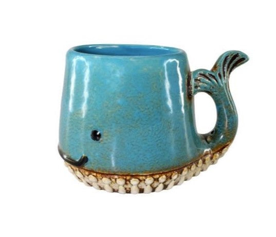 Ceramic Whale Mug - 11cm