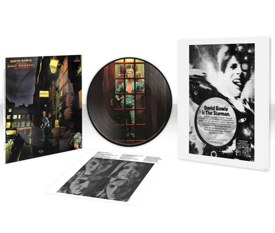 NEW - David Bowie, The Rise and Fall of Ziggy Stardust (50th Anniversary) Pic Disc