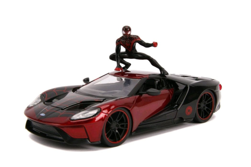 Spider-Man - Miles Morales 2017 Ford GT 1:24 Scale Diecast Car