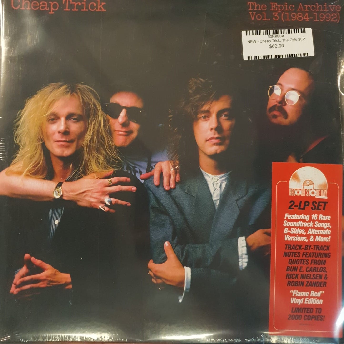 NEW - Cheap Trick, The Epic Archive, Vol 3 - 1984-1992  Red Vinyl