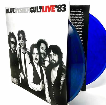 NEW - Blue Oyster Cult, Live 1983 Blue/Black 2LP  RSD BF