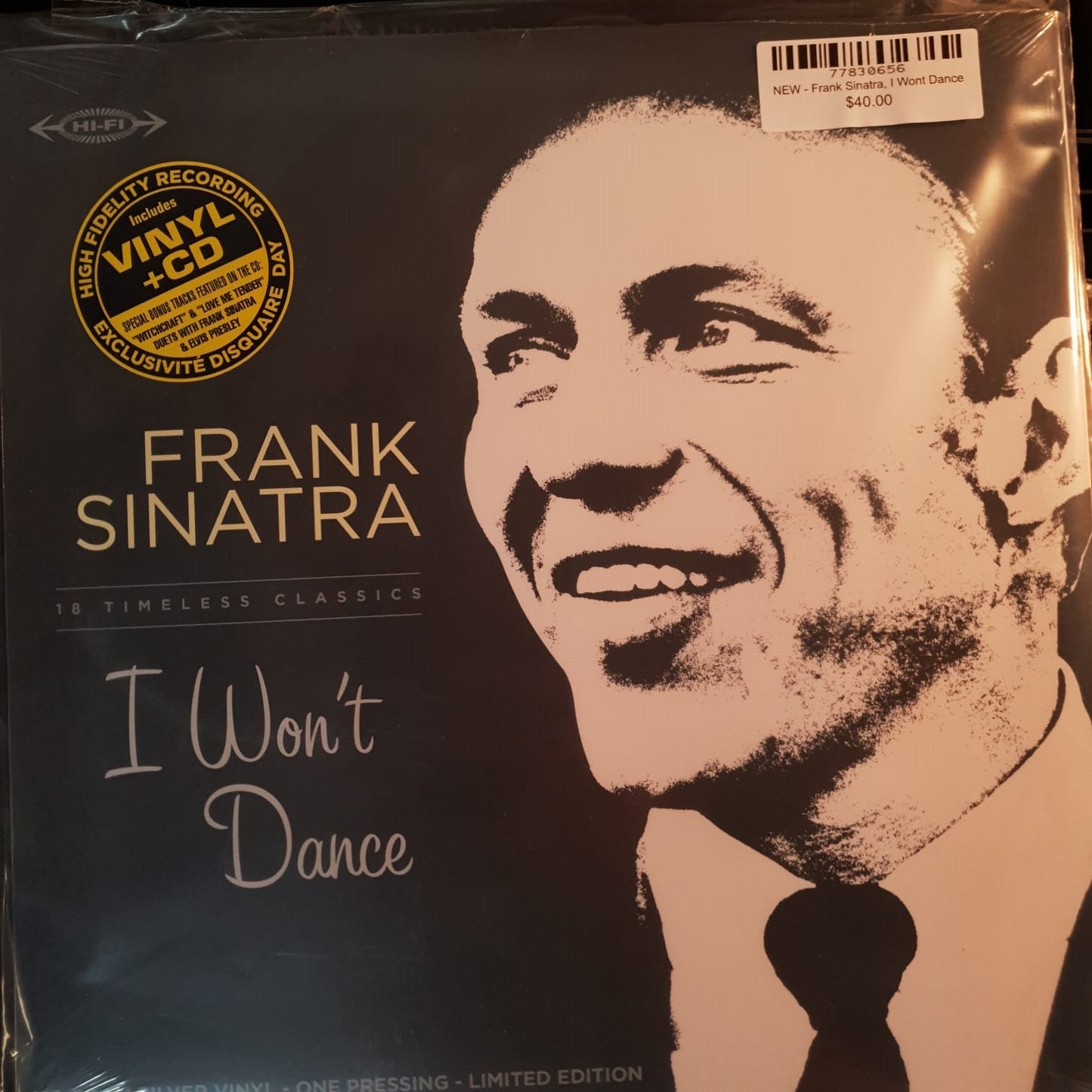 NEW - Frank Sinatra, I Wont Dance Vinyl