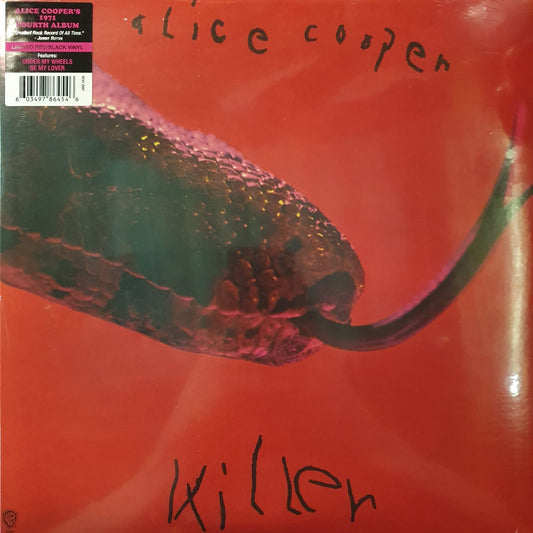 NEW - Alice Cooper, Killer (Clear, Red and Black Vinyl)