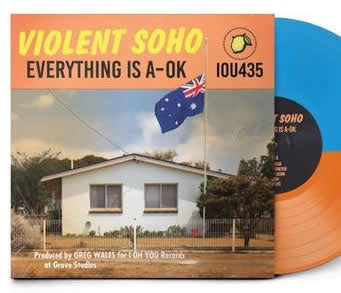NEW - Violent Soho, Everything is A-Ok (Half Orange Blue) LP