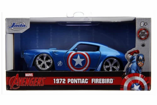 Captain America 1972 Pontiac Firebird 1:32 Diecast Car