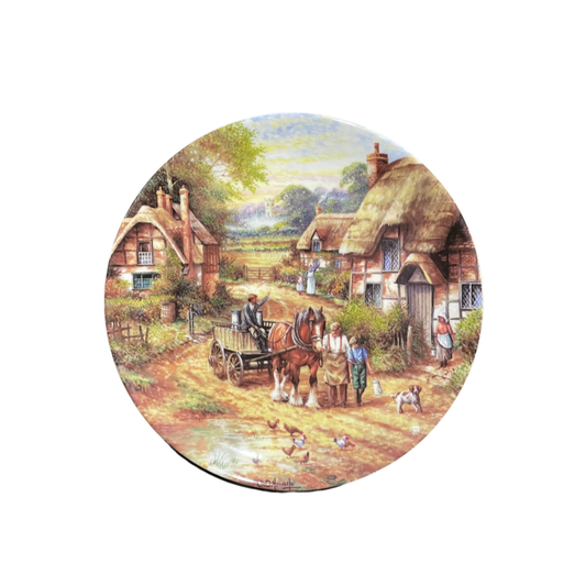 Wedgwood Country Days 'Early Morning Milk' Collectible Plate - 20.5cm