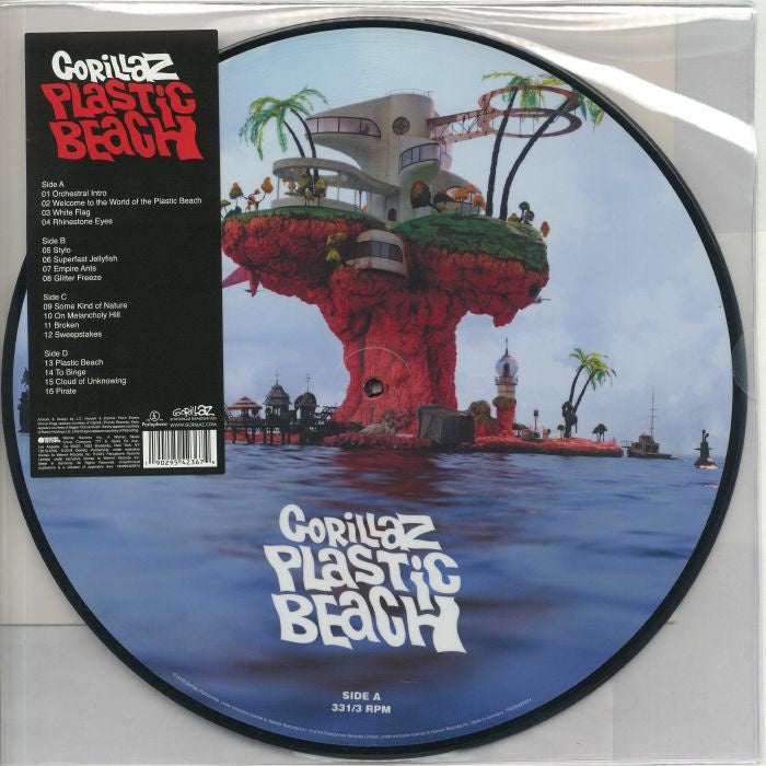 NEW - Gorillaz, Plastic Beach Picture Disc 2LP