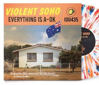 NEW - Violent Soho, Everything is A-Ok (Orange/Blue Splatter) LP