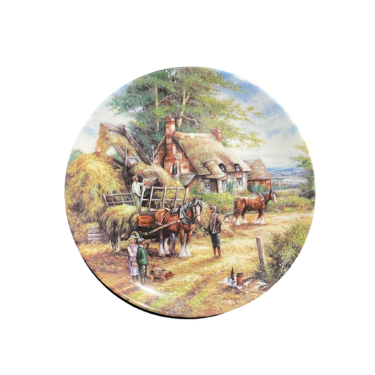 Wedgwood Country Days 'Making the Hayrick' Collectible Plate - 20.5cm