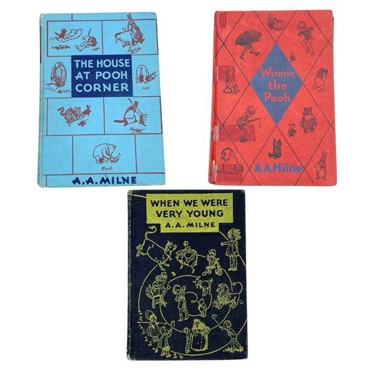 Vintage A.A. Milne Hardcover Books